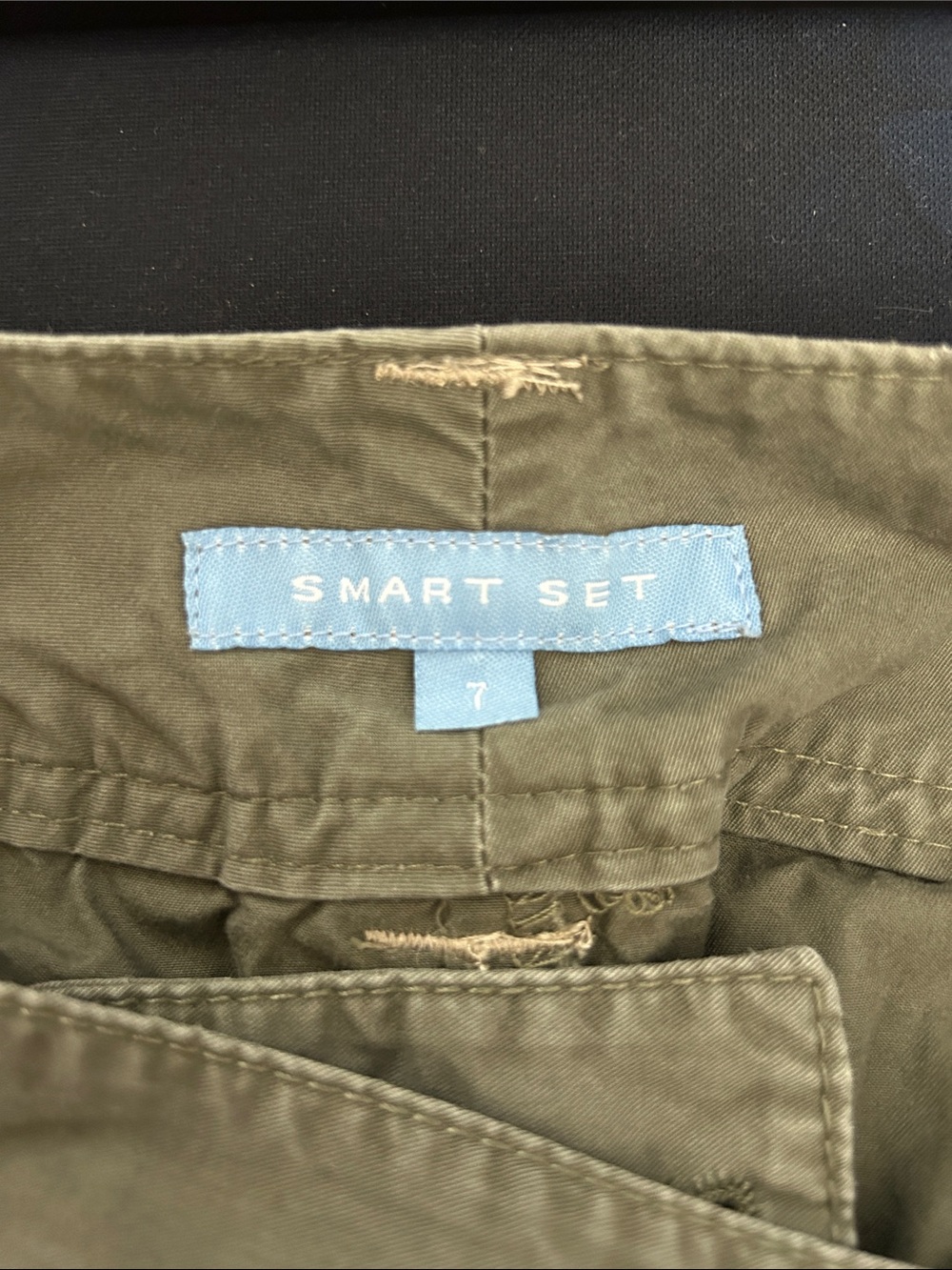 Y2K 2000s Grunge Green Cargo Skort - Picture 4 of 6